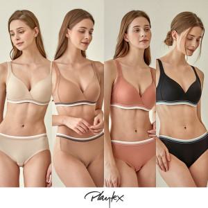 [Playtex]  노와이어 볼륨업 8종 [라이트베이지+베이지+로즈핑크+블랙] PXW3O01020