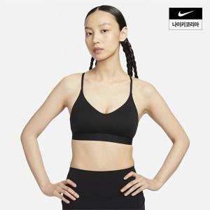 [매장정품] 나이키 NIKE 브랜드관 여성 인디 라이트 서포트 패드 어저스터블 스포츠 브라 FD1063-010