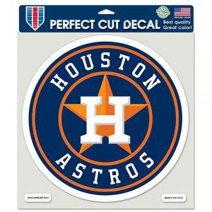 WinCraft MLB Houston Astros 79922013 퍼펙트 컷 컬러 데칼, 20.3cm x 20.3cm, 블랙