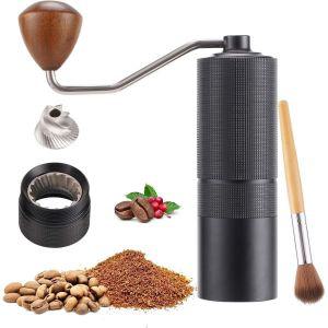 Manual 커피빈 그라인더,Popsweeter C38 hand coffee grinder 스테인리스 Conical Grinding Burr 에스프레