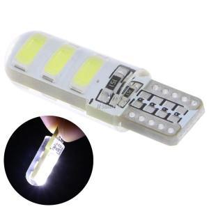 혼다 대림 야마하 용품 10pcs LED W5W T10 194 168 COB 6SMD Led 주차 전구 자동 쐐기 정리 램프 CANBUS 실