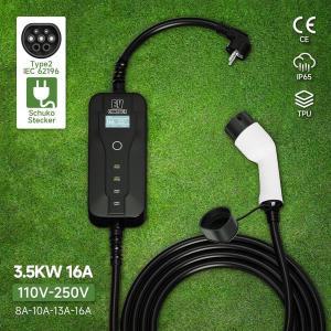 전기 자동차용 휴대용 EV 충전기 타입 2 IEC62196-2 16A EVSE 충전 케이블, 타입 1 SAE J1772 EU 플러그 GB