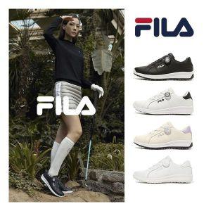 FILA 스파이크리스 다이얼 골프화 여성용 천연소가죽