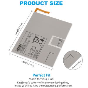 노트북배터리 KingSener 태블릿 배터리 EB-BT875ABY EB-BT975ABY 삼성 호환 갤럭시 탭 S7 11 인치 SM-T976B