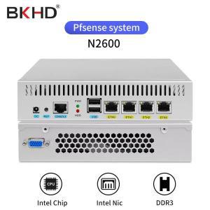 품질보증 윈도우탑재 BKHD 방화벽 Mikrotik Pfsense VPN 네트워크 보안 기기 라우터 PC Intel Atom N2600,(