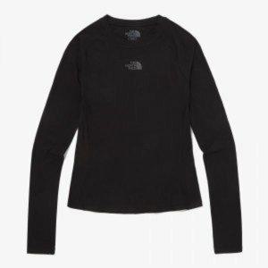 [노스페이스][국내정식매장] 노스페이스 긴팔 티셔츠 The North Face WS MODALI L/S R/TEE - BLACK