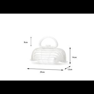 여자볼링화 여성 디자이너 핸드백 아크릴 숄더 메신저 백 베개 PVC 상자 클러치 지갑 가방 핸들