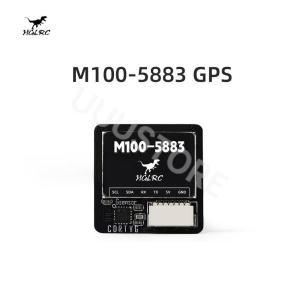 HGLRC M1005883 M10 GPS 모듈 나침반 세라믹 안테나 탑재 온보드 LED 표시기 21x21mm RC 비행기 FPV 장거리