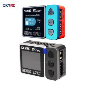 SKYRC B6neo 충전기 XT60PD 듀얼 DC 입력 200W 충전 전원 SK100198 RC 자동차 모델 항공기 배터리용