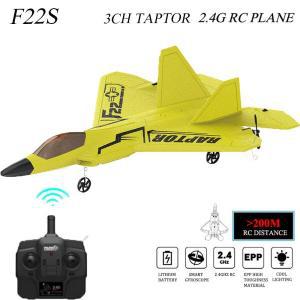 최신 F22S 24G 3CH RC 비행기 랩터 F22 전투기 WLtoys A180 업그레이드 버전 자이로스코프 LED 조명 어린이