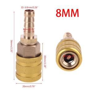 6mm/8mm Car Tire Valve Clip Pump Nozzle Clamp Solid Brass Quick Connect The Inflation Air Chuck Adap