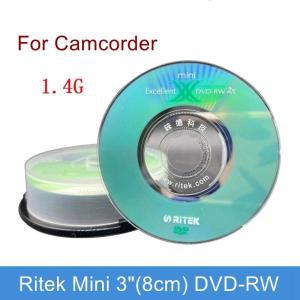 Ritek 미니 비디오 캠코더 카메라용 DVDRW 재기록 가능 디스크 14G 30 분 블랭크 디스크 3 인치 8cm 1 개 4