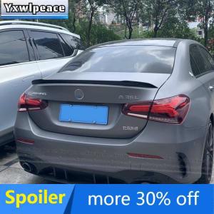 후면 스포일러 ABS 후면 트렁크 립 윙 메르세데스 벤츠 W177 AMG 라인 세단 A180 A200 A220 A160 A250 A35