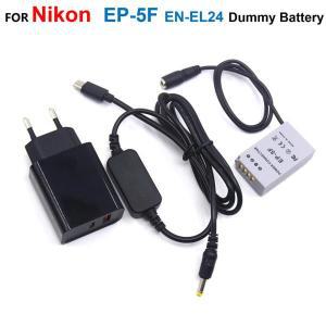 USB C타입 전원 케이블 EP5F DC 커플러 ENEL24 VFB1190 더미 배터리 PD 충전기 어댑터 Nikon 1 J5 카메라호