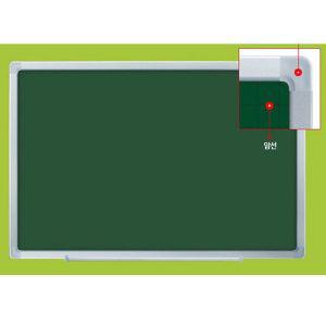 [제이큐]물세척 가능한 워터초크 녹색 자석칠판실버120x80cm