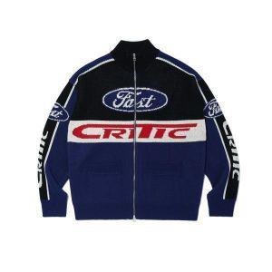 크리틱 CRITIC 피로 PICK RACING ZIP UP KNIT NAVY CTCDDC004NV 1164345