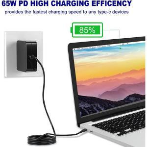 USB C타입 전원 어댑터 포트 맥 북 프로 델 래티튜드 레노버 화웨이 메이트북 HP  65W PD 벽 고속 충전기