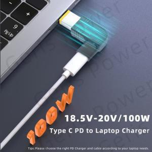 C타입-범용  충전기 컨버터 아수스 레노버 HP 델 에이서 삼성 USB C 고속 충전기 어댑터 커넥터 P D 100W