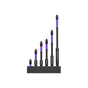 미끄럼방지 헤드 자석 십자 드라이버 드릴 비트 6종 마그네틱토션 세트 전동 스크류