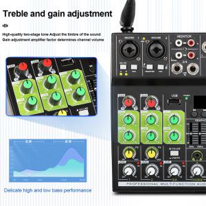 오디오 믹서 마이크 포함 고출력 앰프 사운드 믹싱 Depusheng UF5-M 디지털 보드 콘솔 노래방 무대용 4 채
