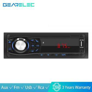 카 라디오 오디오 블루투스 우퍼 리시버 AUX 동글 1Din 자동차 멀티미디어 MP3 플레이어 FM AM 12V USB/SD/