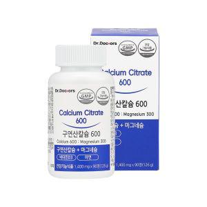 칼마디 칼슘제 칼슘 닥터닥터스 구연산칼슘 600 1400mg x 90정