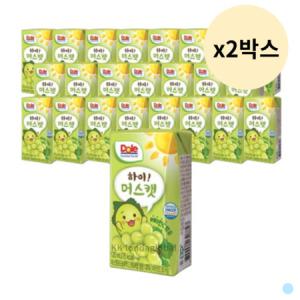 Dole 돌 하이 머스캣 주스 음료 120ml 24팩 X 2_MC