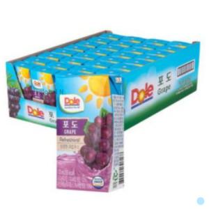 Dole 돌 과일 주스 포도 파라다이스 음료 120ml 32팩_MC