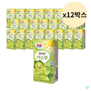 Dole 돌 하이 머스캣 주스 음료 120ml 24팩 X 12_MC