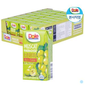 Dole 돌 주스 머스캣 파라다이스 음료 120ml 32팩_MC