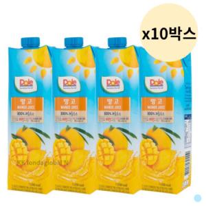 Dole 돌 프리미엄 주스 과일 망고 1L 4팩 X 10박스_MC