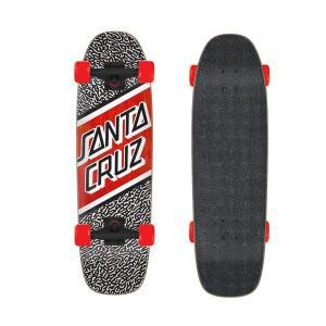 Santa Cruz Amoeba Street Cruzer 컴플리트 스케이트보드 블랙화이트레드 74.7cm x 21.3cm29.5인치 8.4인치