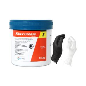 킥스 구리스 베어링 구리스 점도 3번 골든펄 차량용 Kixx Grease 500g +장갑_MC