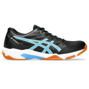 ASICS 남성용 젤 로켓 11 배구화, 블랙/워터스케이프