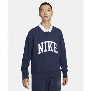 [매장정품] 나이키 NIKE FN3113-410 클럽 HBR 긴소매 폴로 플리스 M - 미드나이트 네이비:화이트 / 460953