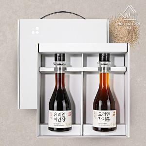 [웰굿]프리미엄 조미료 선물세트 1호(참기름250ml 어간장250ml)