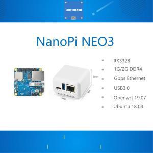 NanoPi NEO3 미니 개발 보드, RK3328 기가비트 이더넷 포트, 1GB, 메모리, OpenWrt/LED 드롭쉽