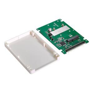 NFHK mSATA Mini PCI-E SATA SSD to 2.5 IDE 44pin 노트북 하드 디스크 케이스 인클로저 화이트