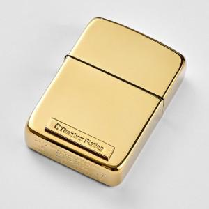 ZIPPO 라이터 1941 티타늄 엠블렘 디자인 골드 ZPN2MA018R