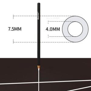 목제 연필 모양 지우개 학생 스케치 페인팅 미술 숯 드로잉 도구 아티스트 용품 4.0mm