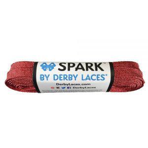 Derby Laces Red Spark 신발 스케이트 부츠 롤러 더비 하키 및 아이스 스케이트용 신발끈 96인치 / 244cm