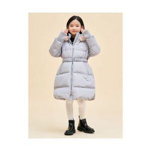 빈폴 키즈 BEANPOLE KIDS 여아 퍼포인트 덕다운 롱패딩 그레이 BI3X38G013 211722