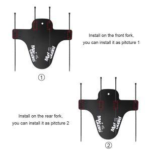 자전거 펜더 12 컬러 전면/후면 타이어 휠 탄소 섬유 흙받이 산악 로드 사이클링 수정 기어