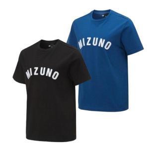 미즈노 MIZUNO [미즈노] 공용 데일리 미즈노로고 반팔 티셔츠 면폴리 혼방 소재 32YA315227 32YA315209 2종