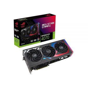 ASUS ROG Strix GeForce RTX 4070 OC 에디션 게이밍 그래픽 카드 (PCIe 4.0, 12GB GDDR6X, DLSS 3, HDMI