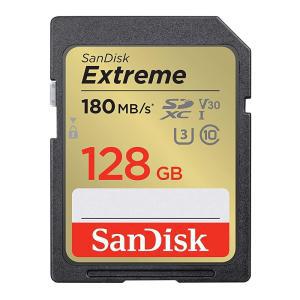 SanDisk 128GB 익스트림 SDXC UHS-I 메모리 카드 - C10, U3, V30, 4K, UHD, SD 카드 - SDSDXVA-128G-GNCIN