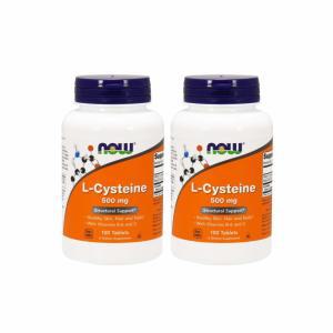 나우푸드(now foods) 6814899138 NOW Foods L-시스테인 500mg, 100정 (2팩)