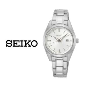 세이코 SEIKO 여성 화이트 메탈 패션 손목시계 SUR633P1