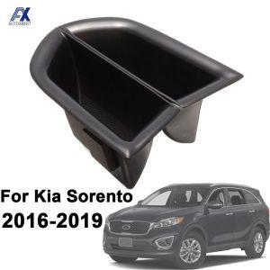 차량용 사이드 포켓 자동차 수납함 인테리어 전면 도어 스토리지 박스 기아 Sorento 2016 2017 2018 전화