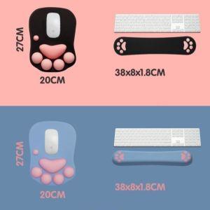 강아지발 마우스 패드 손목쿠션 키보드 보호대목받침대 보호형 컴퓨터복 컴퓨터보 노트북보 데스크보 메모